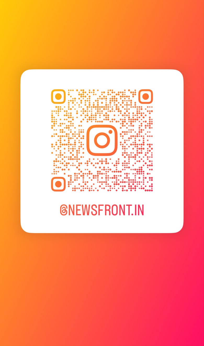 Instagram @newsfront.in QR